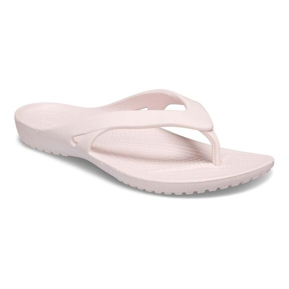 Crocs KADEE II Flip Flops/Thong Sandals - Women's Size 10 Barely Pink Beach - Picture 1 of 5
